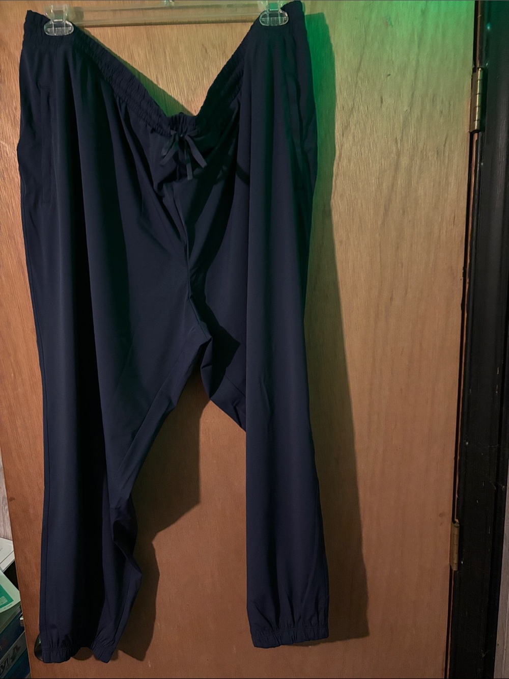 Women Navy Drawstring Lounge Pants